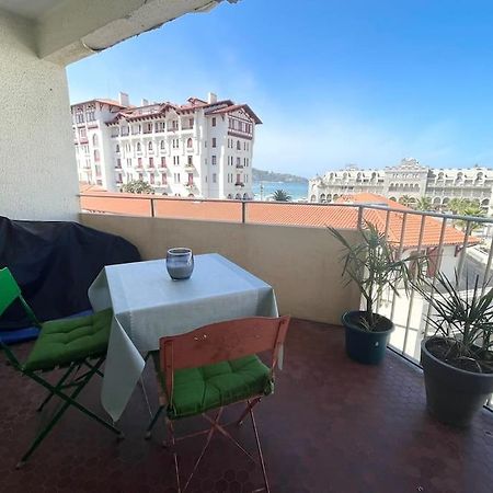 Hendaye Plage Charmant Studio 2Pers Avec Grande Terrasse Vue Mer Extérieur photo