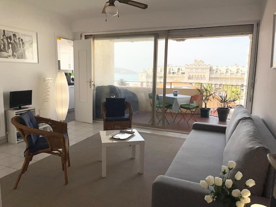Hendaye Plage Charmant Studio 2Pers Avec Grande Terrasse Vue Mer Extérieur photo