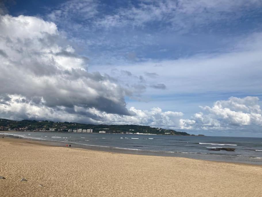 Hendaye Plage Charmant Studio 2Pers Avec Grande Terrasse Vue Mer Extérieur photo