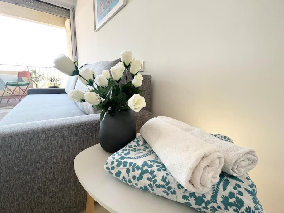 Hendaye Plage Charmant Studio 2Pers Avec Grande Terrasse Vue Mer Extérieur photo